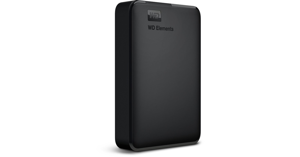 WD Elements Portable 5 TB, Externe Festplatte(schwarz, Micro-USB-B 3.2 Gen 1 (5 Gbit/s))