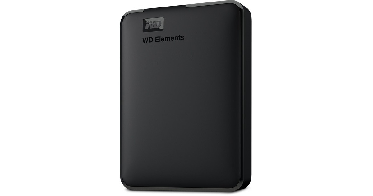 WD Elements Portable 5 TB, Externe Festplatte(schwarz, Micro-USB-B 3.2 Gen 1 (5 Gbit/s))
