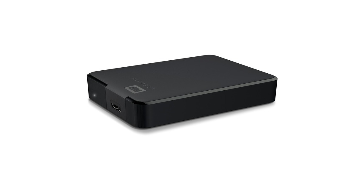 WD Elements Portable 5 TB, Externe Festplatte(schwarz, Micro-USB-B 3.2 Gen 1 (5 Gbit/s))
