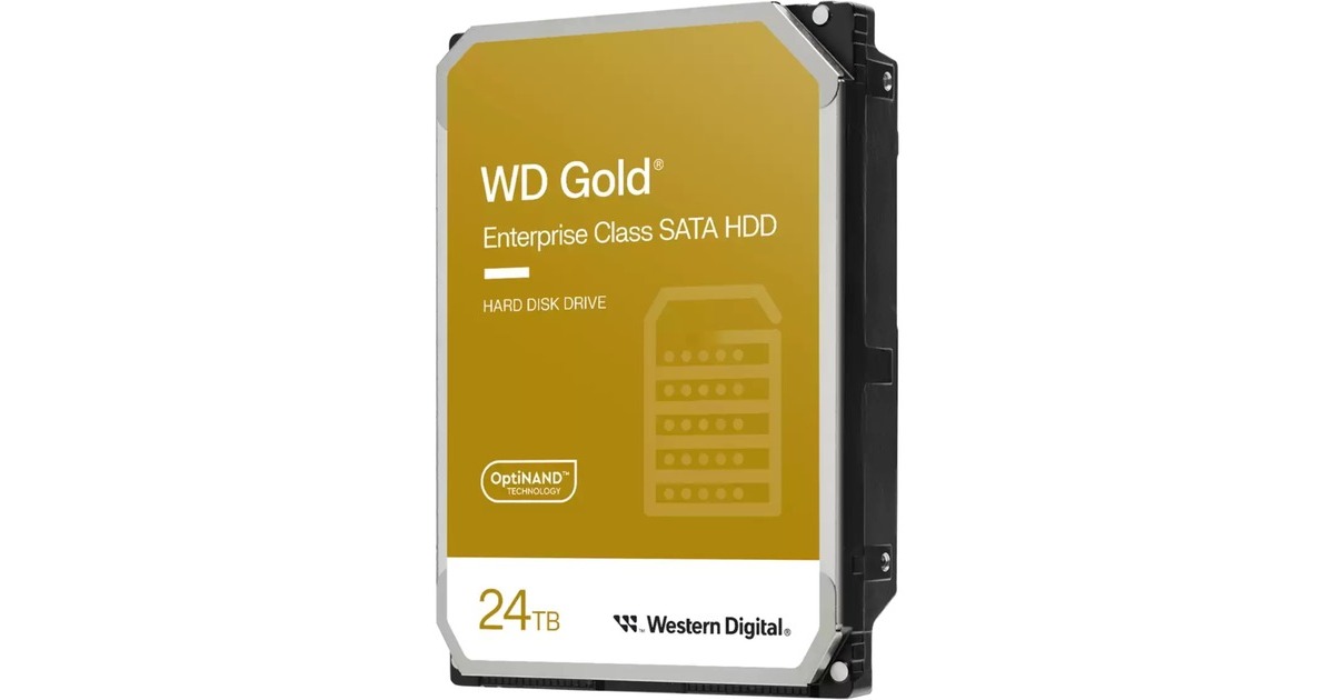 WD Gold Enterprise Class 24 TB, Festplatte(SATA 6 Gb/s, 3,5", WD Gold) WD Gold Enterprise Class 24 TB, Festplatte(SATA 6 Gb/s, 3,5", WD Gold)