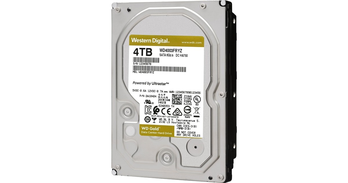 WD Gold Enterprise Class 4 TB, Festplatte(SATA 6 Gb/s, 3,5", WD Gold) WD Gold Enterprise Class 4 TB, Festplatte(SATA 6 Gb/s, 3,5", WD Gold)