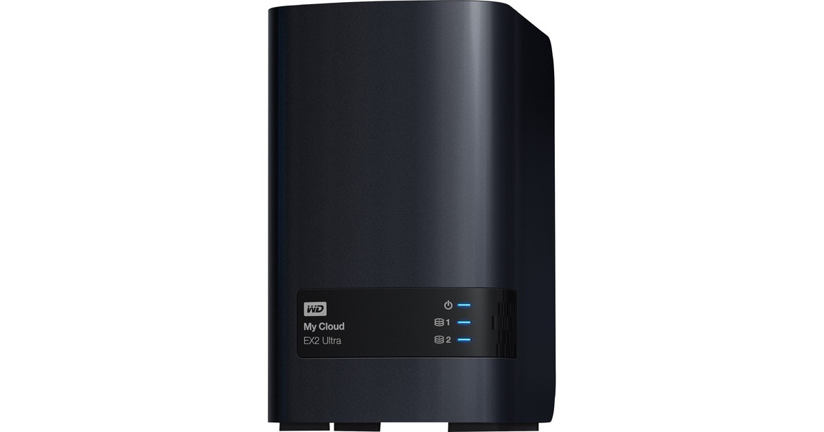 WD My Cloud EX2 Ultra 16 TB, NAS(schwarz, WDBVBZ0160JCH)