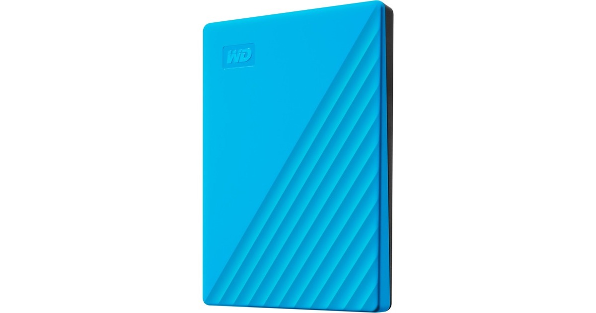 WD My Passport 2 TB, Externe Festplatte(blau/schwarz, Micro-USB-B 3.2 Gen 1)