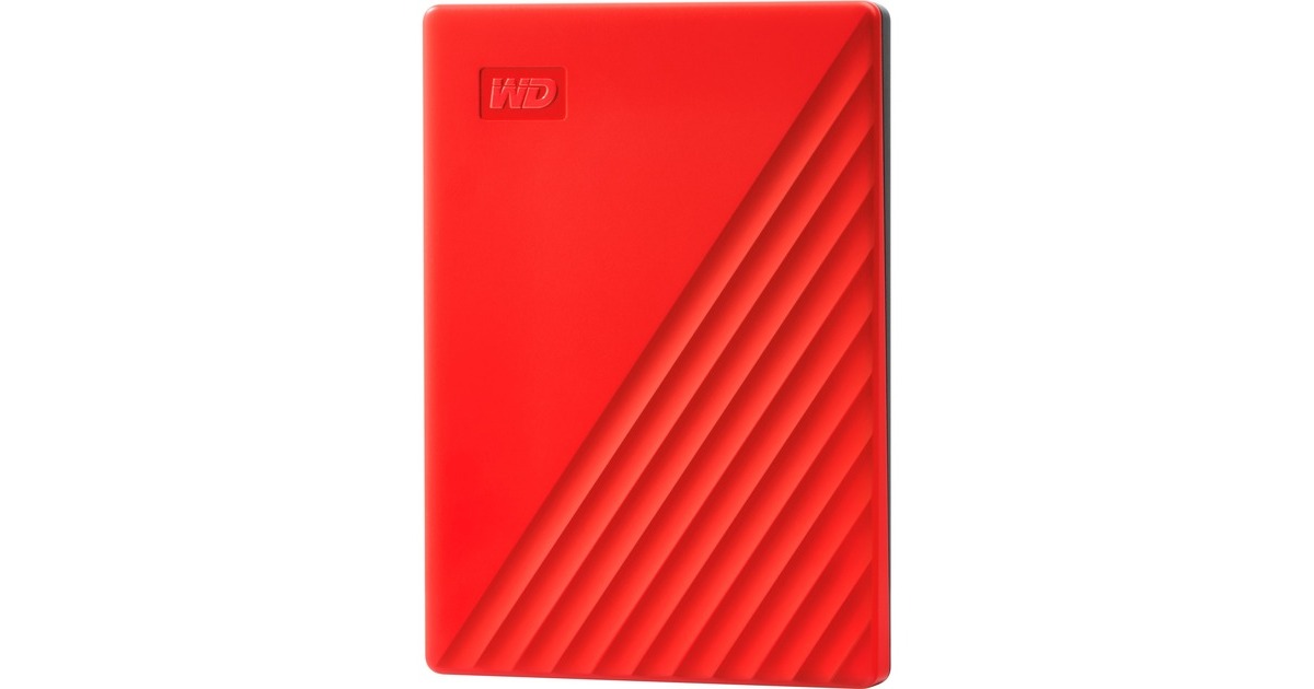 WD My Passport 2 TB, Externe Festplatte(rot, Micro-USB-B 3.2 Gen 1)
