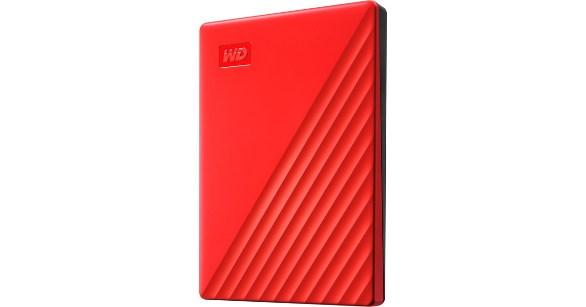 WD My Passport 2 TB, Externe Festplatte(rot, Micro-USB-B 3.2 Gen 1)