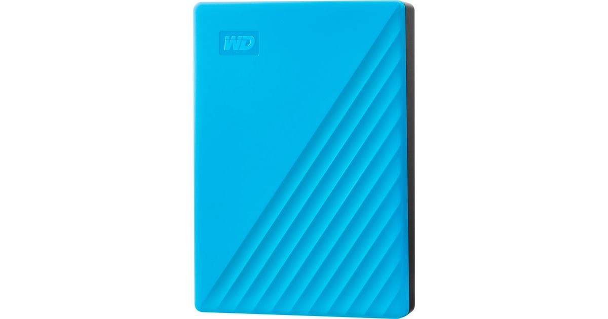 WD My Passport 4 TB, Externe Festplatte(blau, Micro-USB-B 3.2 Gen 1)