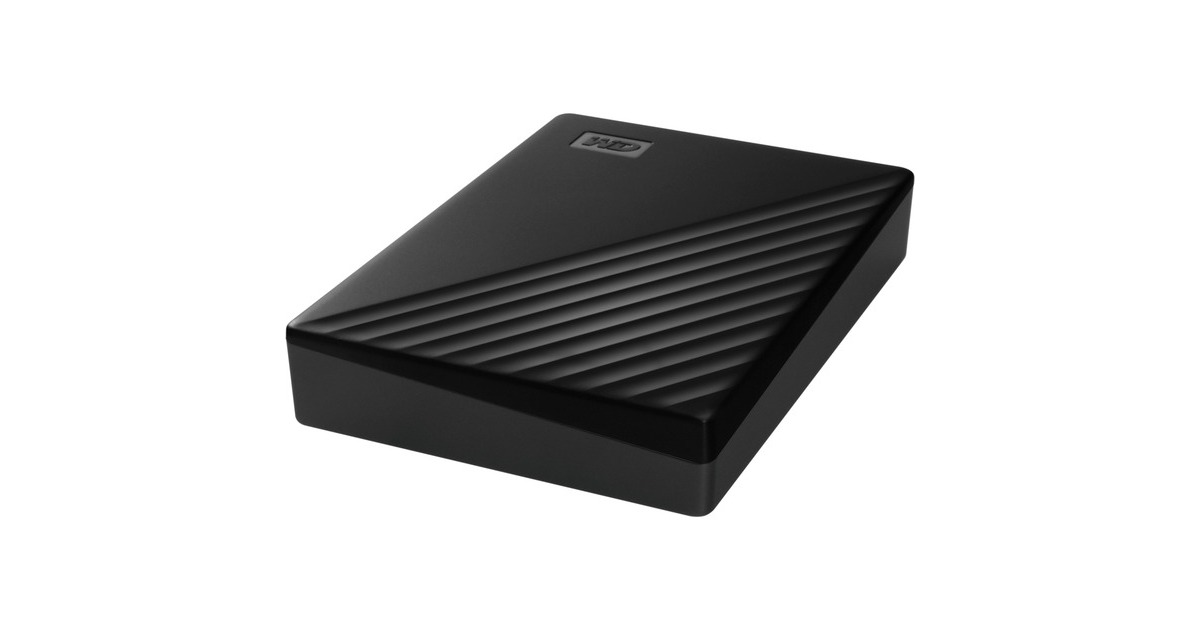 WD My Passport 4 TB, Externe Festplatte(schwarz, Micro-USB-B 3.2 Gen 1)