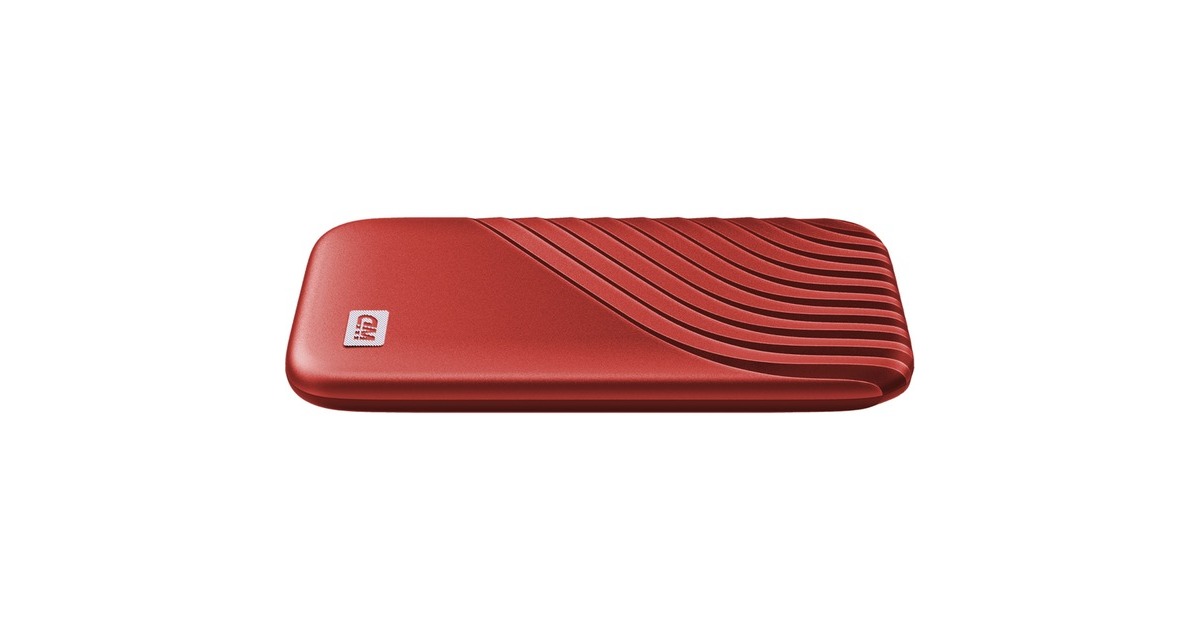 WD My Passport SSD 1 TB, Externe SSD(rot, USB-C 3.2 Gen 2 (10 Gbit/s))