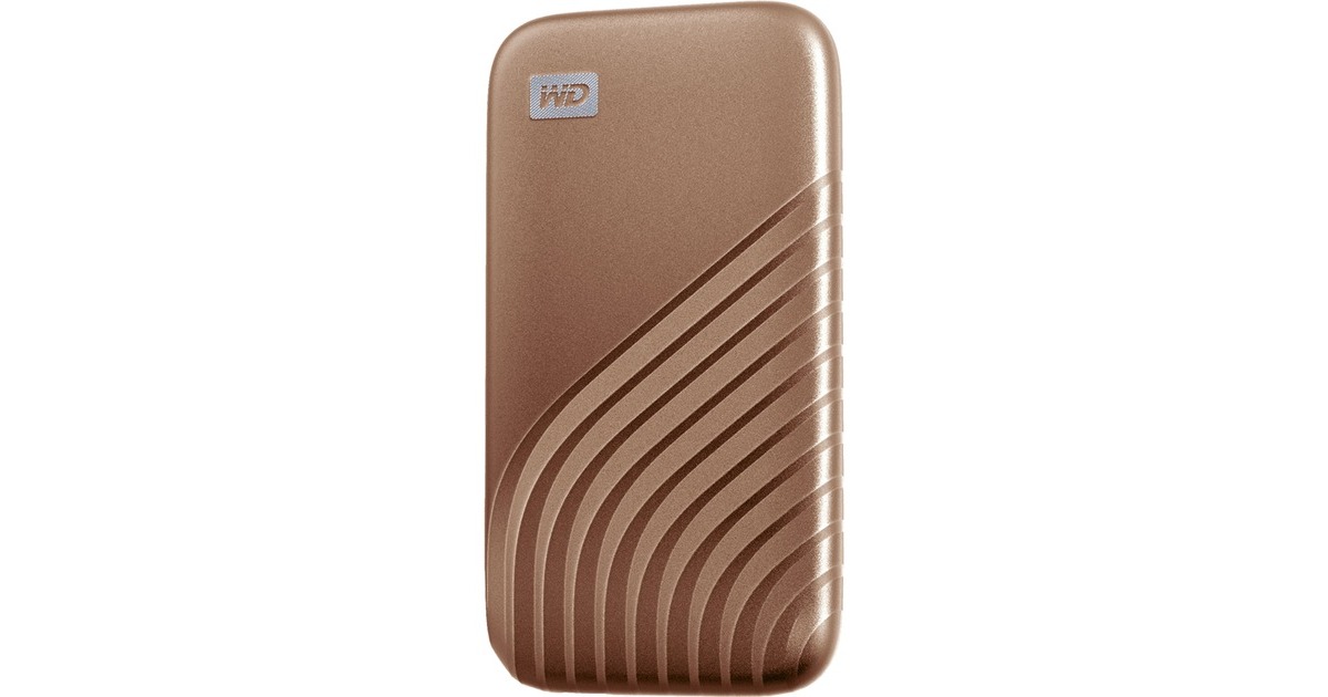 WD My Passport SSD 1 TB, Externe SSD(gold, USB-C 3.2 Gen 2 (10 Gbit/s))