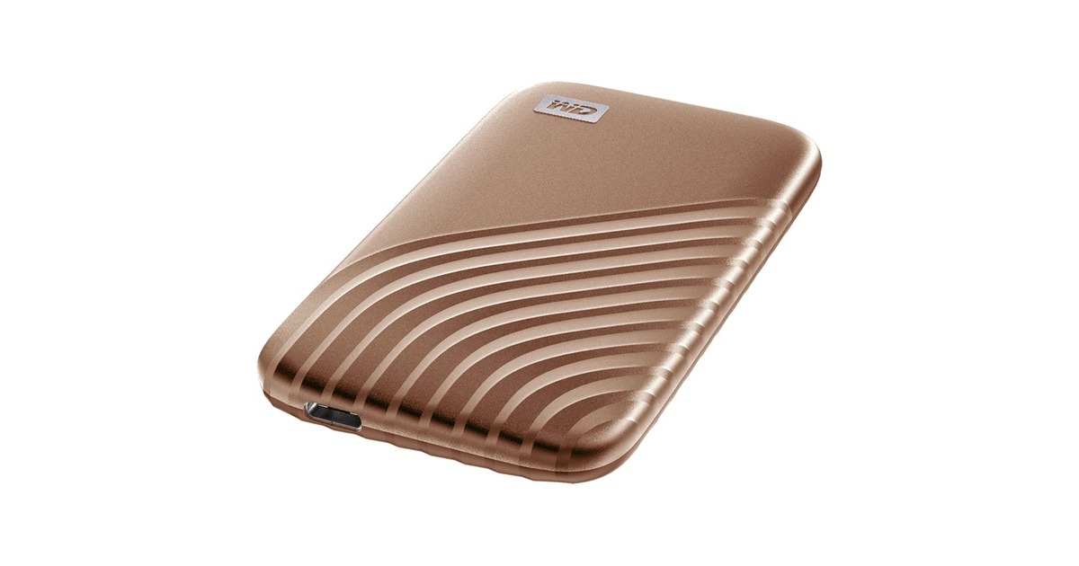 WD My Passport SSD 1 TB, Externe SSD(gold, USB-C 3.2 Gen 2 (10 Gbit/s))