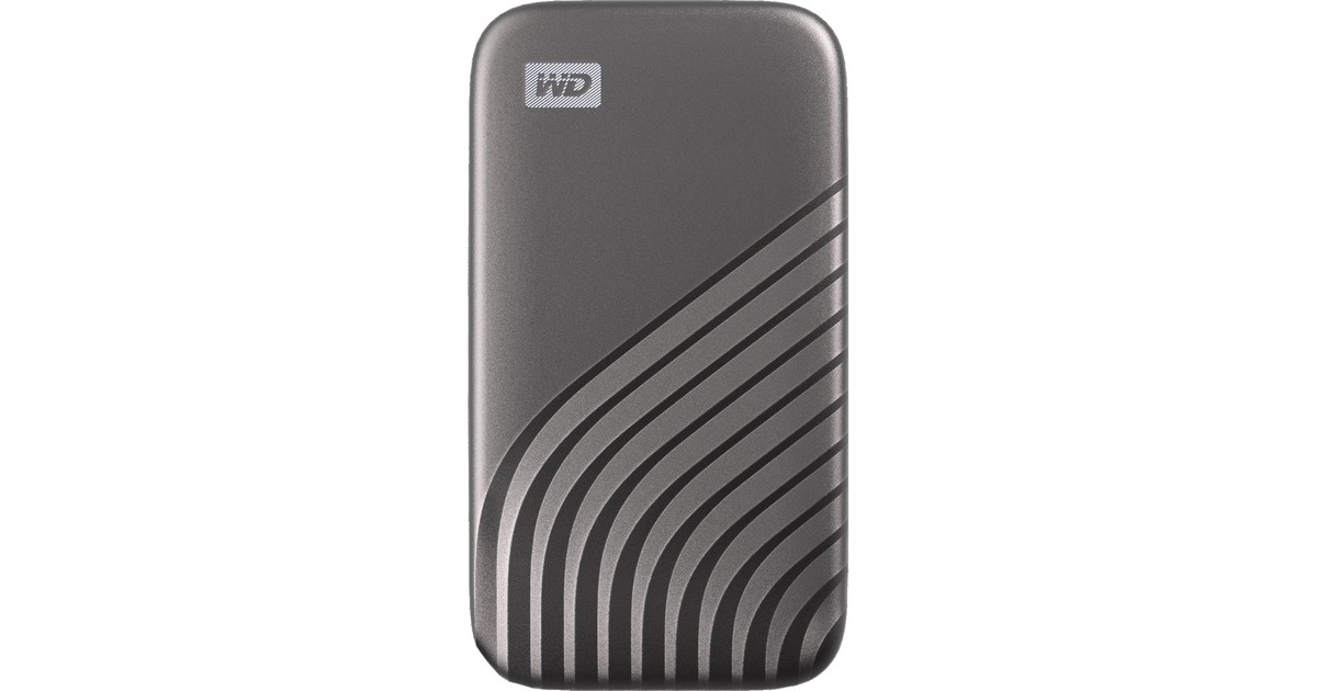 WD My Passport SSD 2 TB, Externe SSD(grau, USB-C 3.2 Gen 2 (10 Gbit/s))