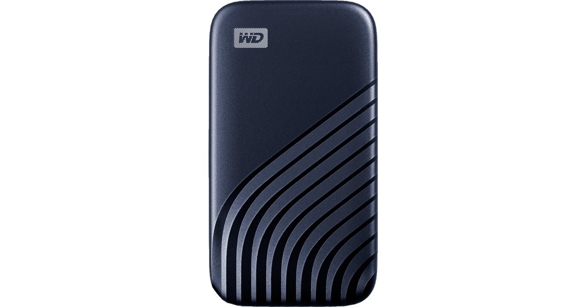 WD My Passport SSD 2 TB, Externe SSD(blau, USB-C 3.2 Gen 2 (10 Gbit/s))