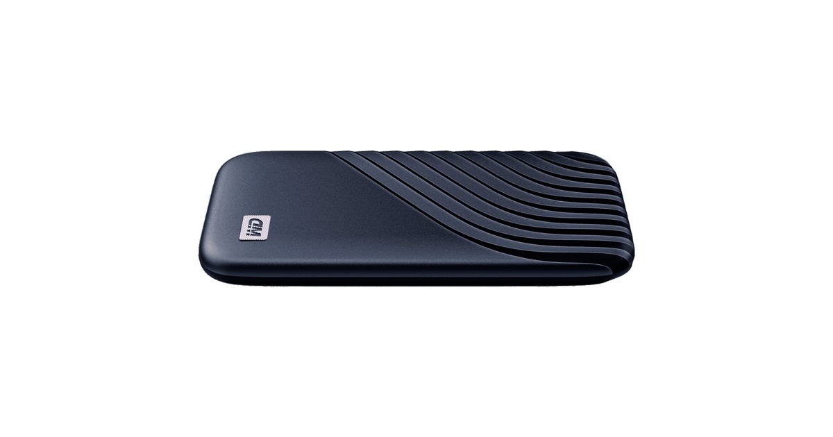 WD My Passport SSD 2 TB, Externe SSD(blau, USB-C 3.2 Gen 2 (10 Gbit/s))