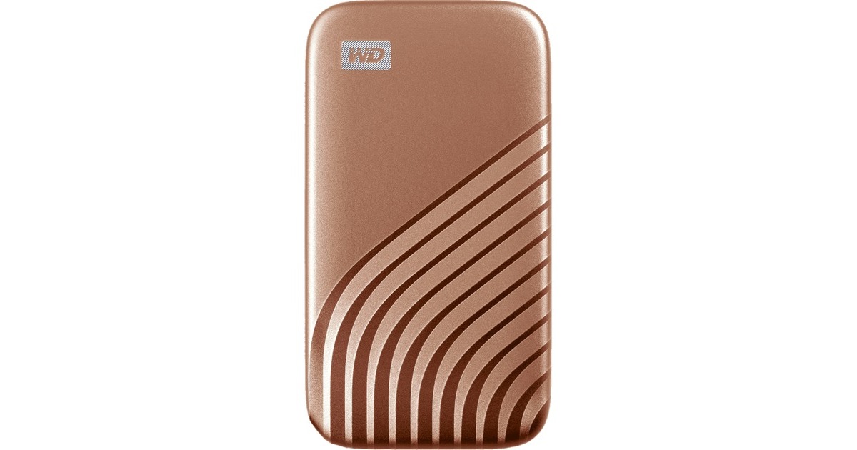 WD My Passport SSD 2 TB, Externe SSD(gold, USB-C 3.2 Gen 2 (10 Gbit/s))