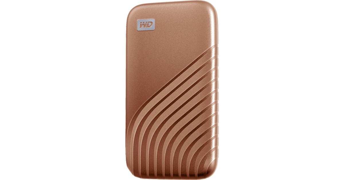 WD My Passport SSD 2 TB, Externe SSD(gold, USB-C 3.2 Gen 2 (10 Gbit/s))