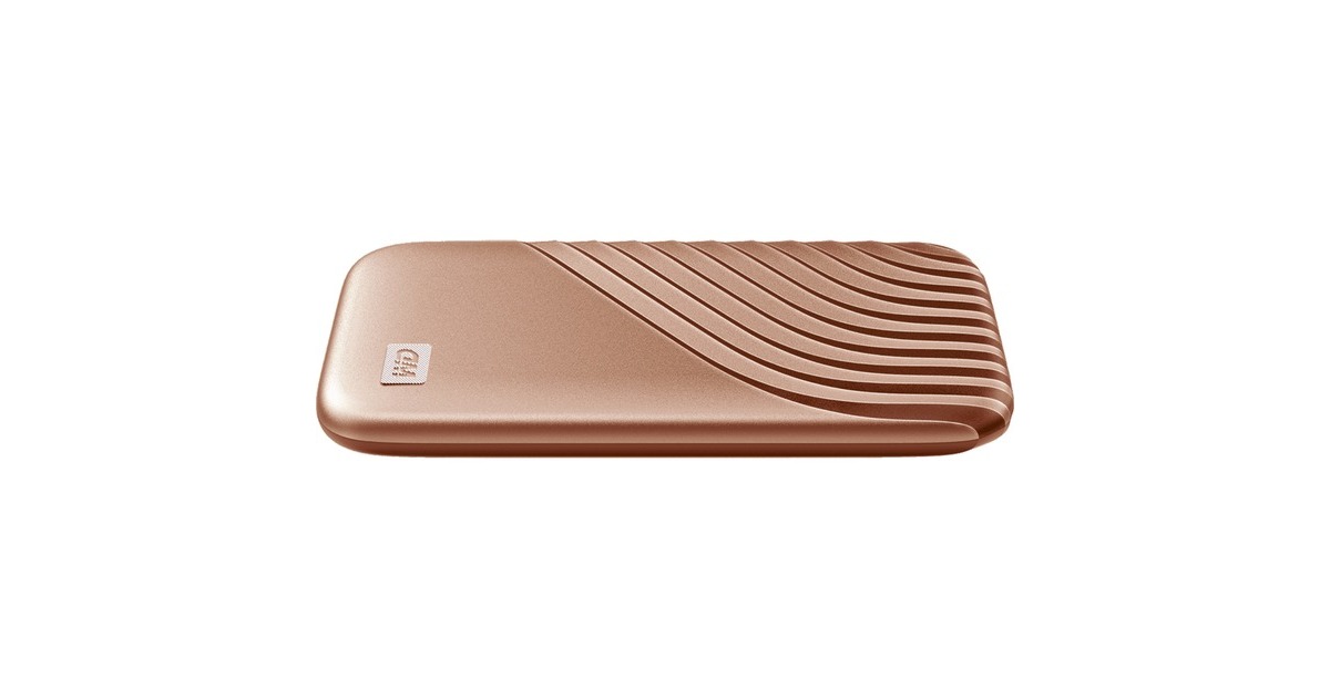 WD My Passport SSD 2 TB, Externe SSD(gold, USB-C 3.2 Gen 2 (10 Gbit/s))