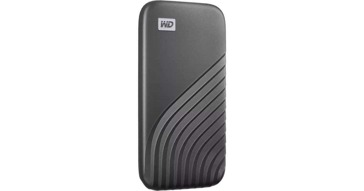 WD My Passport SSD 4 TB, Externe SSD(grau, USB-C 3.2 Gen 2 (10 Gbit/s))