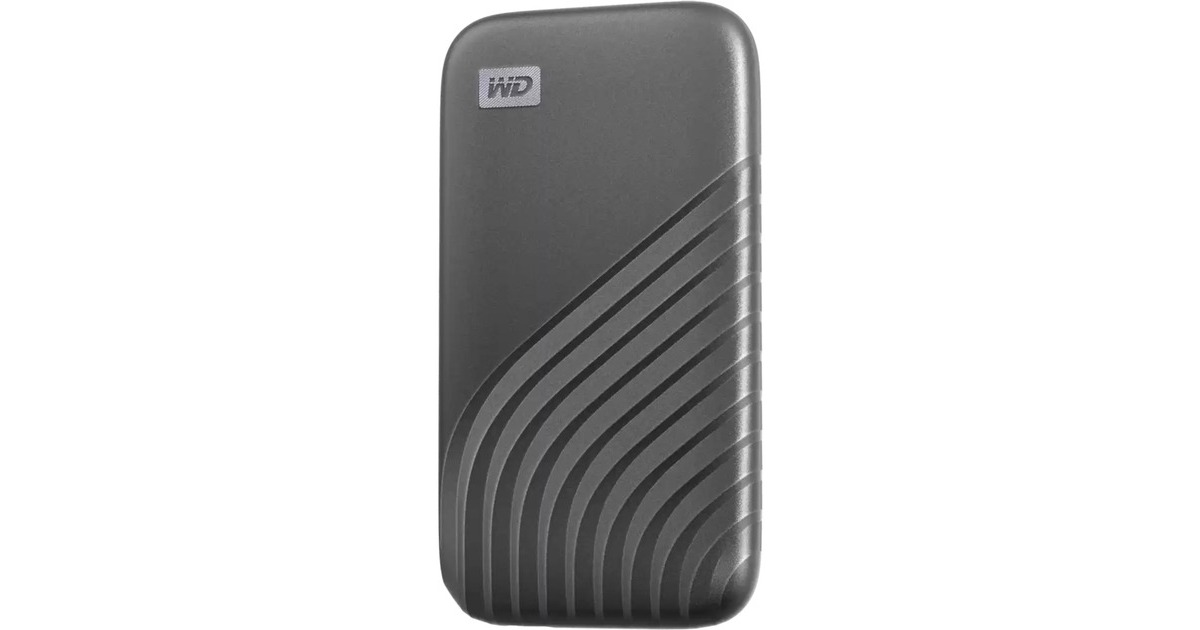 WD My Passport SSD 4 TB, Externe SSD(grau, USB-C 3.2 Gen 2 (10 Gbit/s))