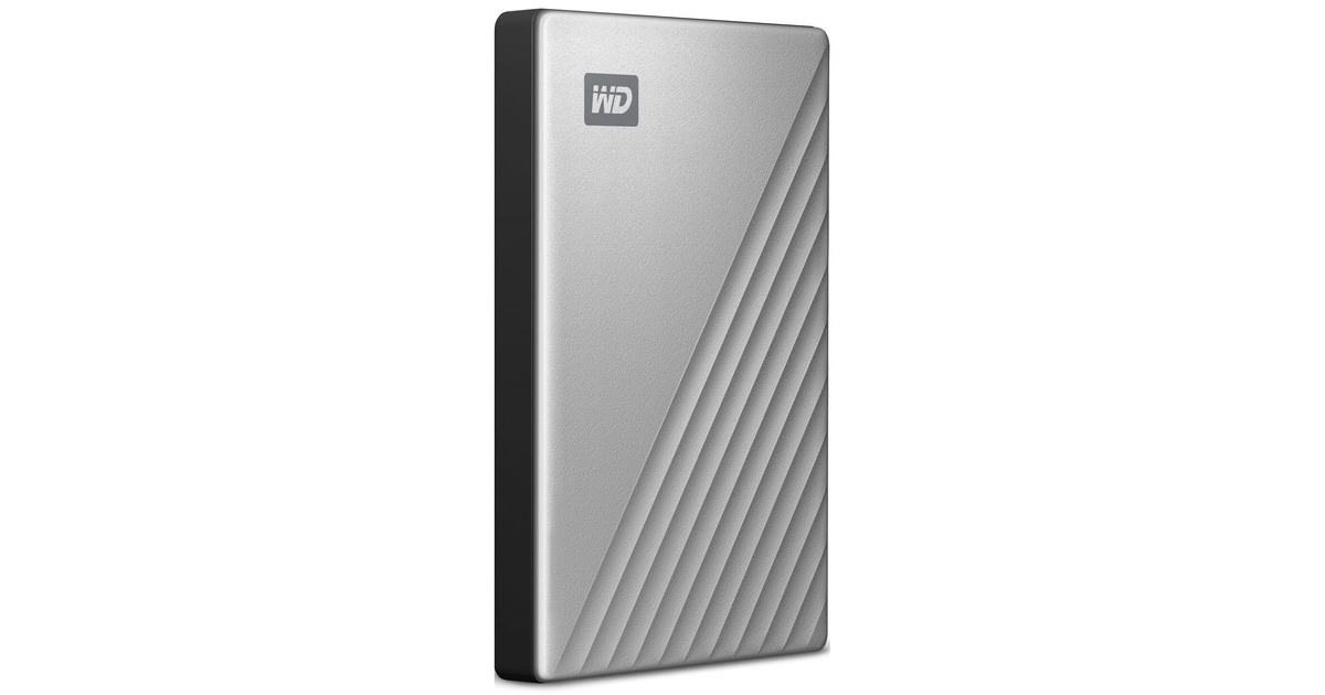 WD My Passport Ultra 1 TB, Externe Festplatte(silber/schwarz, USB-C 3.2 (5 Gbit/s))