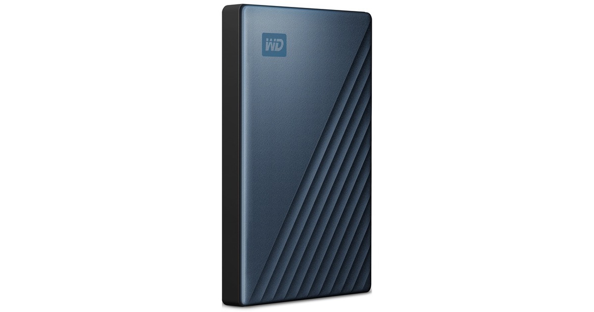 WD My Passport Ultra 2 TB, Externe Festplatte(blau/schwarz, USB-C 3.2 Gen 1)