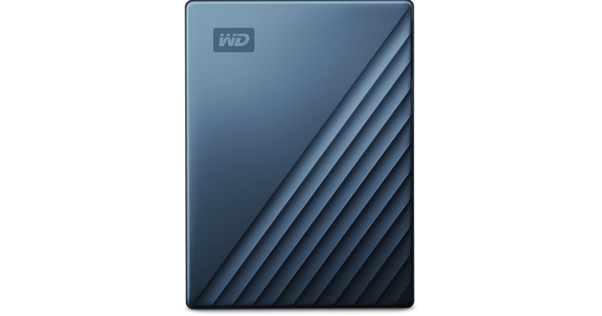WD My Passport Ultra 2 TB, Externe Festplatte(blau/schwarz, USB-C 3.2 Gen 1)