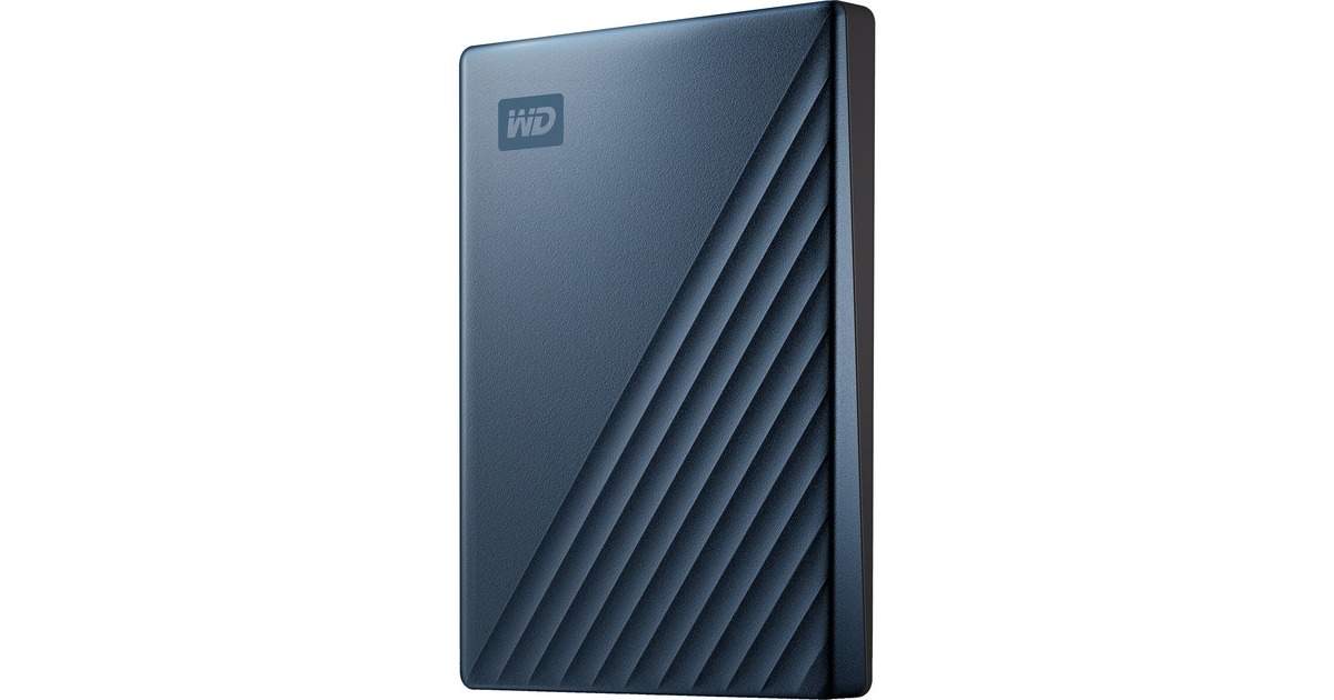 WD My Passport Ultra 2 TB, Externe Festplatte(blau/schwarz, USB-C 3.2 Gen 1)