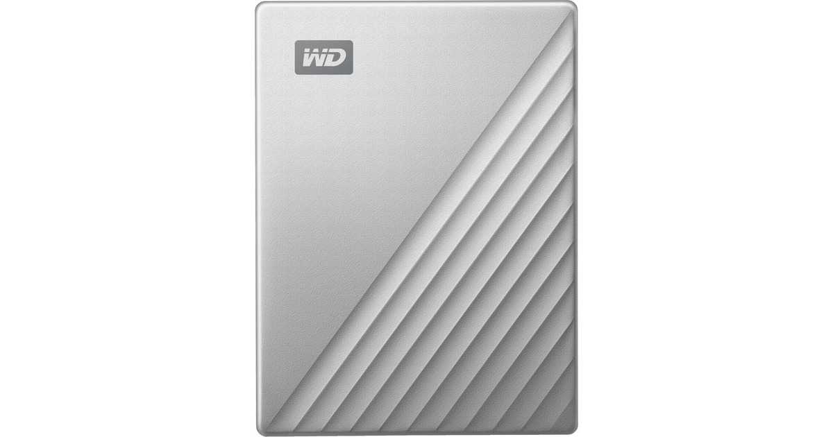 WD My Passport Ultra 2 TB, Externe Festplatte(silber/schwarz, USB-C 3.2 Gen 1)