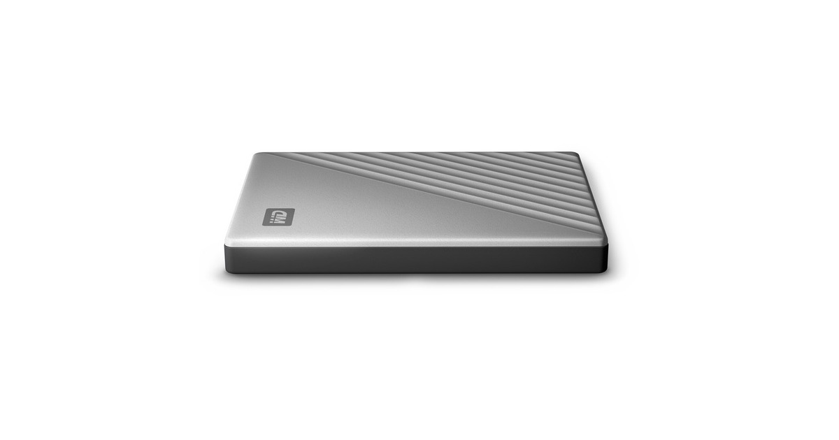 WD My Passport Ultra 2 TB, Externe Festplatte(silber/schwarz, USB-C 3.2 Gen 1)