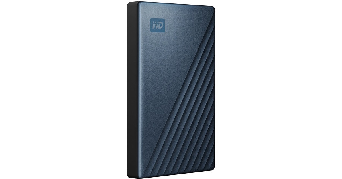 WD My Passport Ultra 4 TB, Externe Festplatte(blau/schwarz, USB-C 3.2 Gen 1)