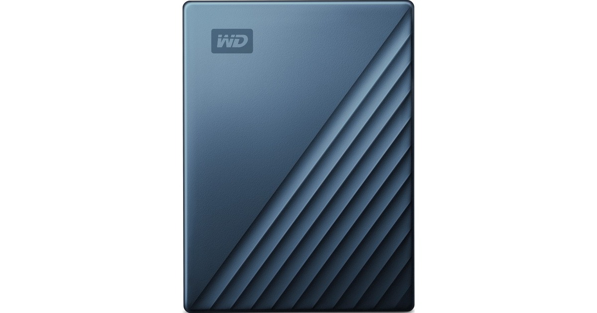 WD My Passport Ultra 5 TB, Externe Festplatte(blau/schwarz, USB-C 3.2 Gen 1)