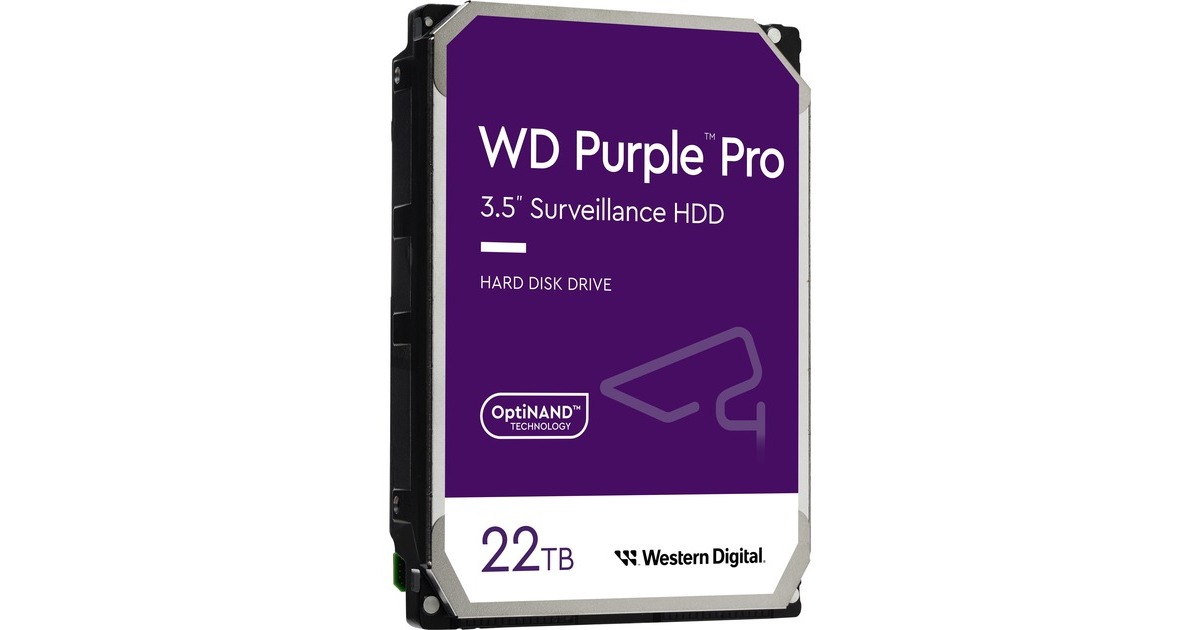 WD Purple Pro 22TB, Festplatte(SATA 6 Gb/s, 3,5") WD Purple Pro 22TB, Festplatte(SATA 6 Gb/s, 3,5")