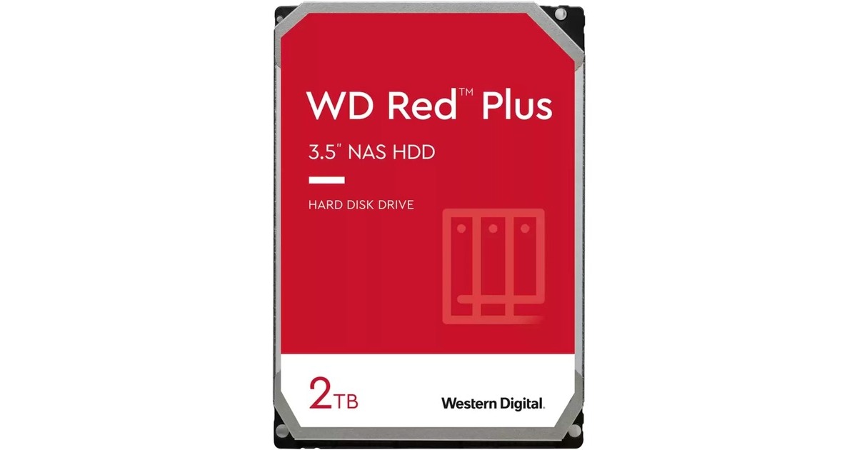 WD Red Plus NAS-Festplatte 2 TB(SATA 6 Gb/s, 3,5", 24/7) WD Red Plus NAS-Festplatte 2 TB(SATA 6 Gb/s, 3,5", 24/7)