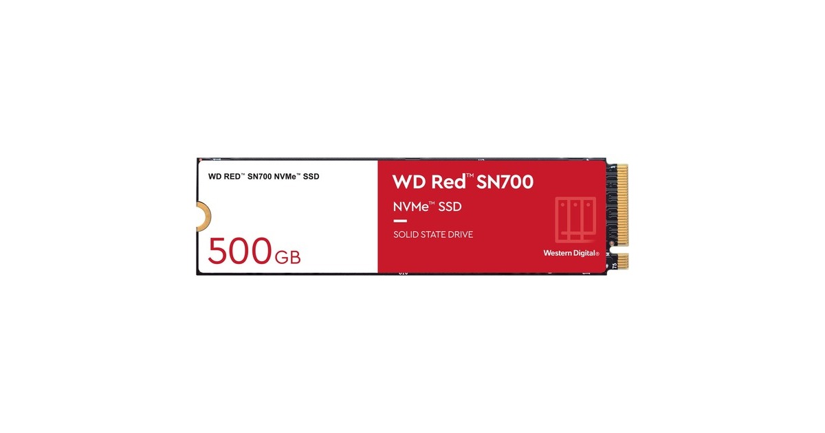 WD Red SN700 500 GB, SSD(PCIe 3.0 x4, NVMe, M.2 2280)