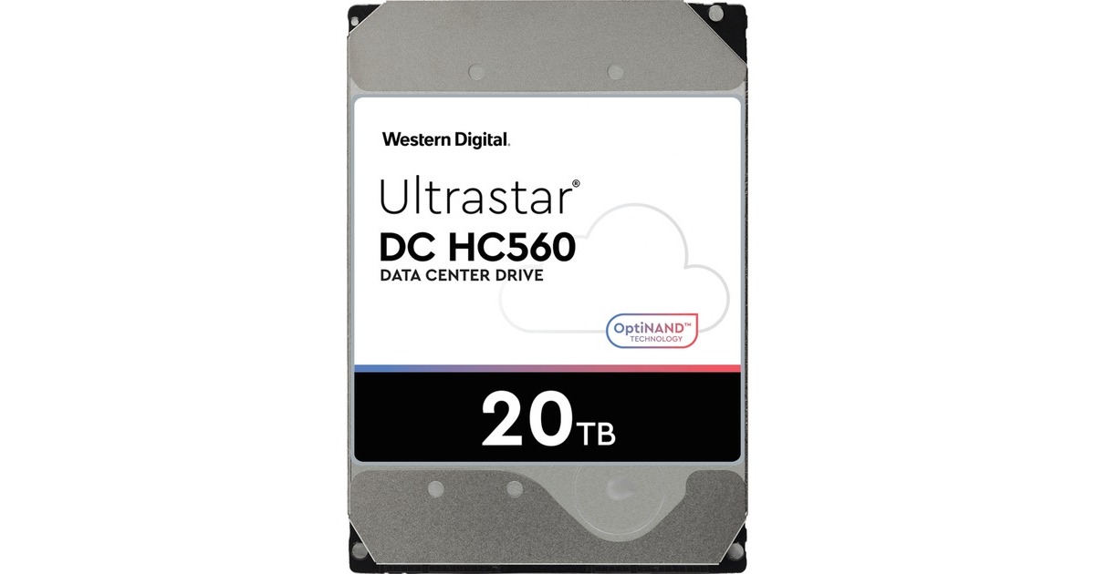 WD Ultrastar DC HC560 20 TB, Festplatte(SATA 6 Gb/s, 3,5