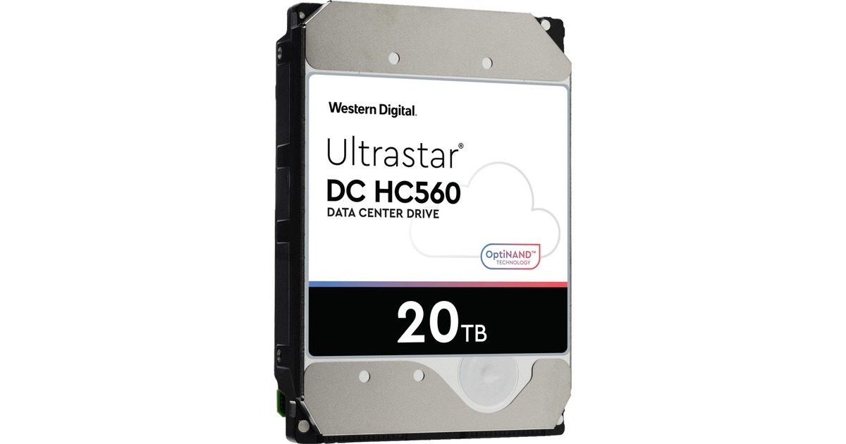 WD Ultrastar DC HC560 20 TB, Festplatte(SATA 6 Gb/s, 3,5