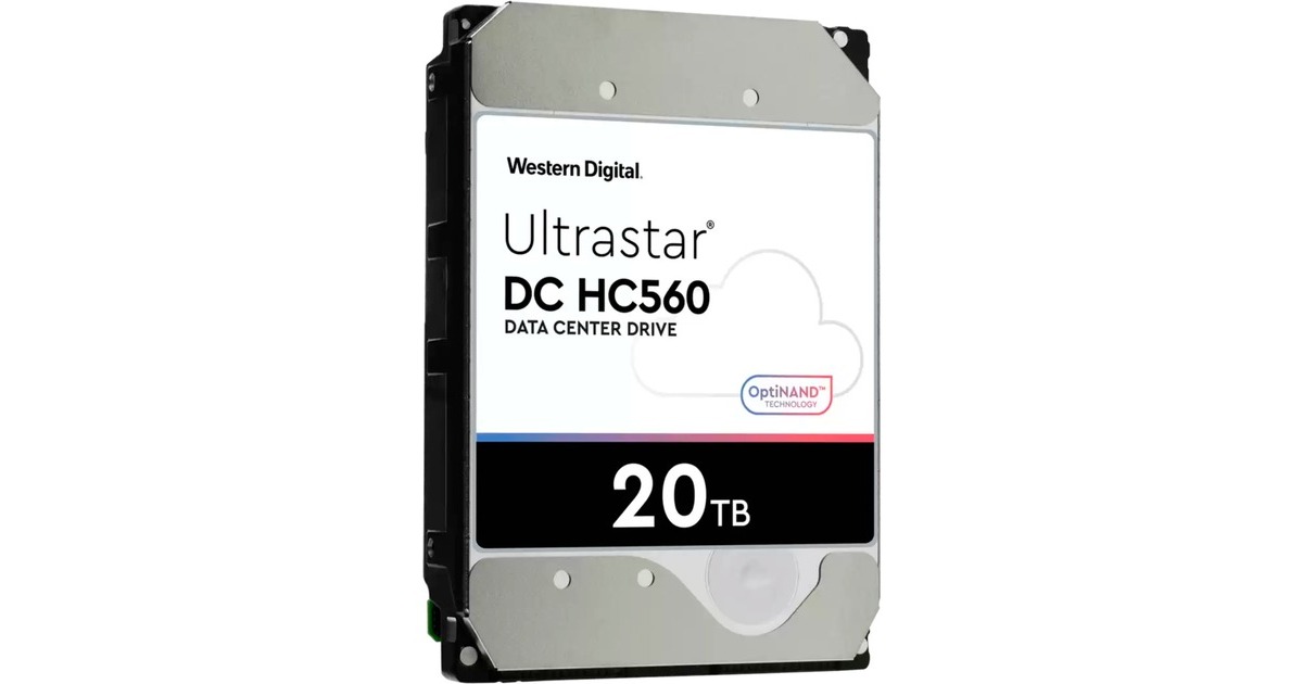 WD Ultrastar DC HC560 20 TB, Festplatte(SATA 6 Gb/s, 3,5", SE)