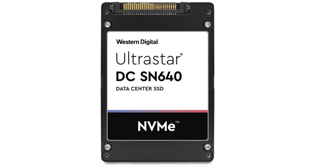 WD Ultrastar DC SN640 8 TB, SSD(schwarz, PCIe 3.1 x4 | NVMe 1.3c)