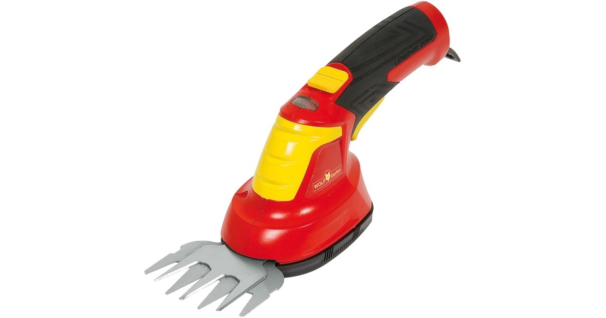 WOLF-Garten Akku-Grasschere Power Finesse 30 R, Li-Ion 3,6Volt(rot/gelb)