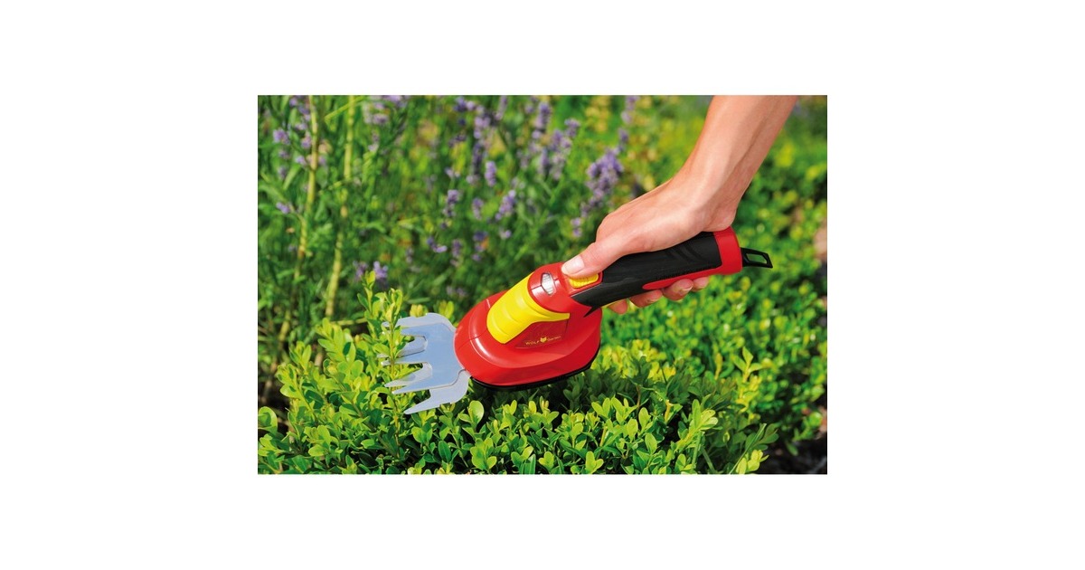 WOLF-Garten Akku-Grasschere Power Finesse 30 R, Li-Ion 3,6Volt(rot/gelb)