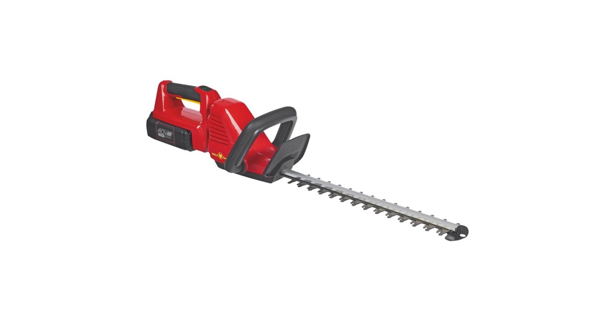 WOLF-Garten Akku-Heckenschere LYCOS 40/500 H Set, 40 Volt(rot/schwarz, Li-Ionen Akku 2,5 Ah)