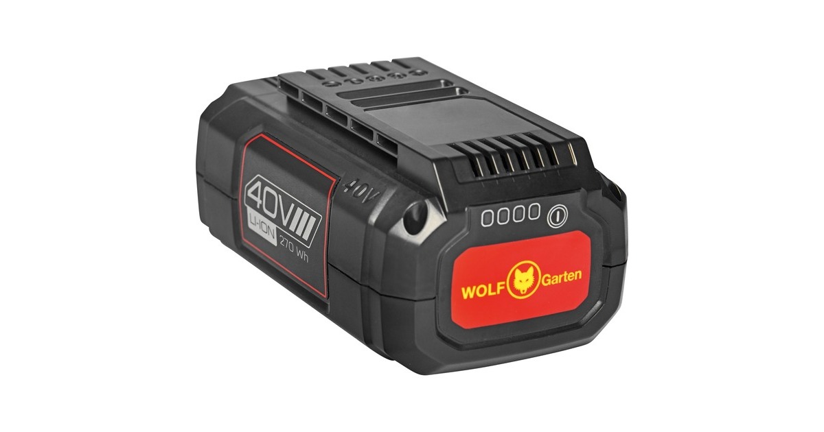 WOLF-Garten Akku LYCOS 40/750 A 7.5AH 270WH(schwarz/rot) WOLF-Garten Akku LYCOS 40/750 A 7.5AH 270WH(schwarz/rot)