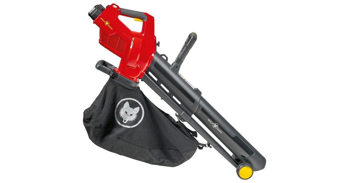 WOLF-Garten Akku-Laubbläser/-sauger LYCOS 40/480 V, 40Volt, Laubsauger/Laubbläser(rot/schwarz, ohne Akku und Ladegerät)