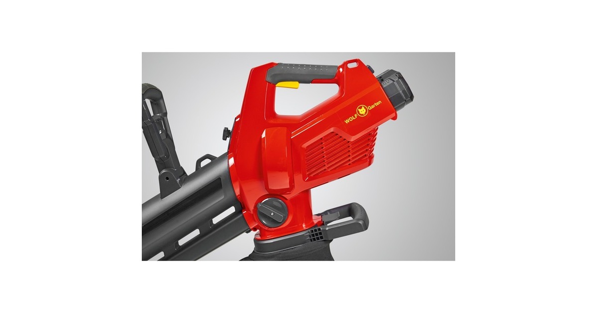 WOLF-Garten Akku-Laubbläser/-sauger LYCOS 40/480 V, 40Volt, Laubsauger/Laubbläser(rot/schwarz, ohne Akku und Ladegerät)