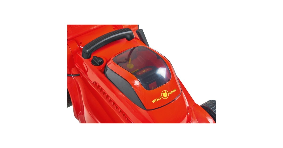 WOLF-Garten Akku-Rasenmäher LYCOS 40/340 M(rot, Li-Ionen Akku 5,0Ah)