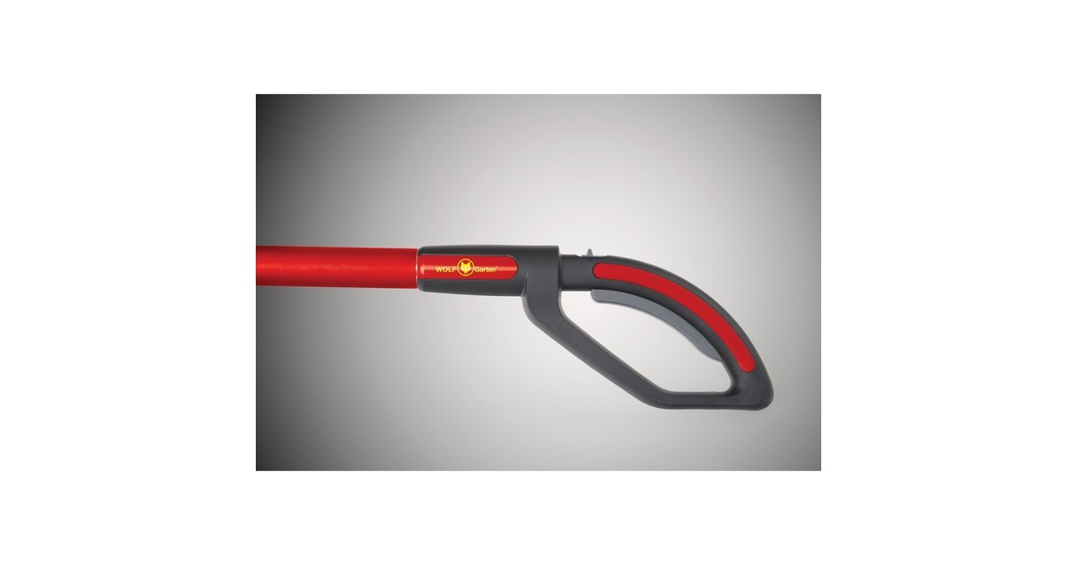 WOLF-Garten Akku-Stiel BS 140 eM, 140cm(rot/grau, Li-Ionen-Akku 2,5Ah, 18Volt)