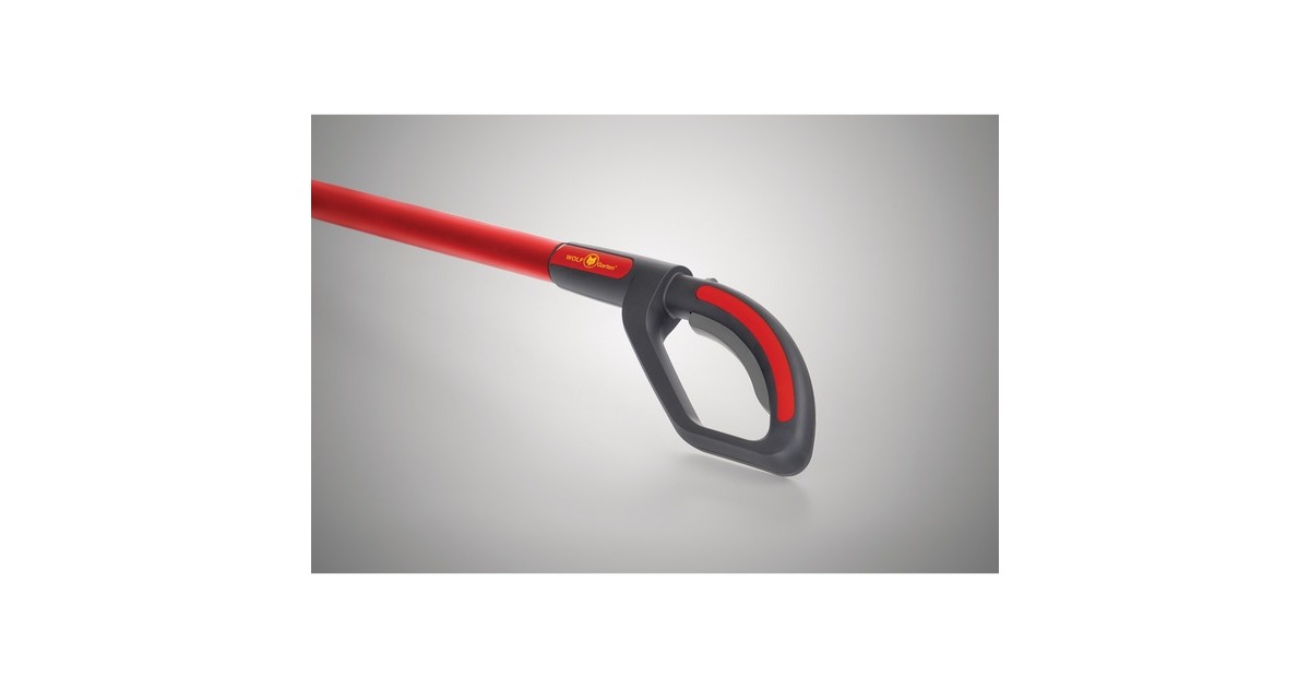 WOLF-Garten Akku-Stiel BS 140 eM, 140cm(rot/grau, Li-Ionen-Akku 2,5Ah, 18Volt)