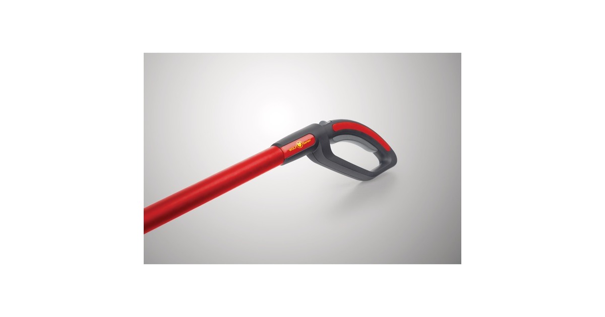 WOLF-Garten Akku-Stiel BS 140 eM, 140cm(rot/grau, Li-Ionen-Akku 2,5Ah, 18Volt)