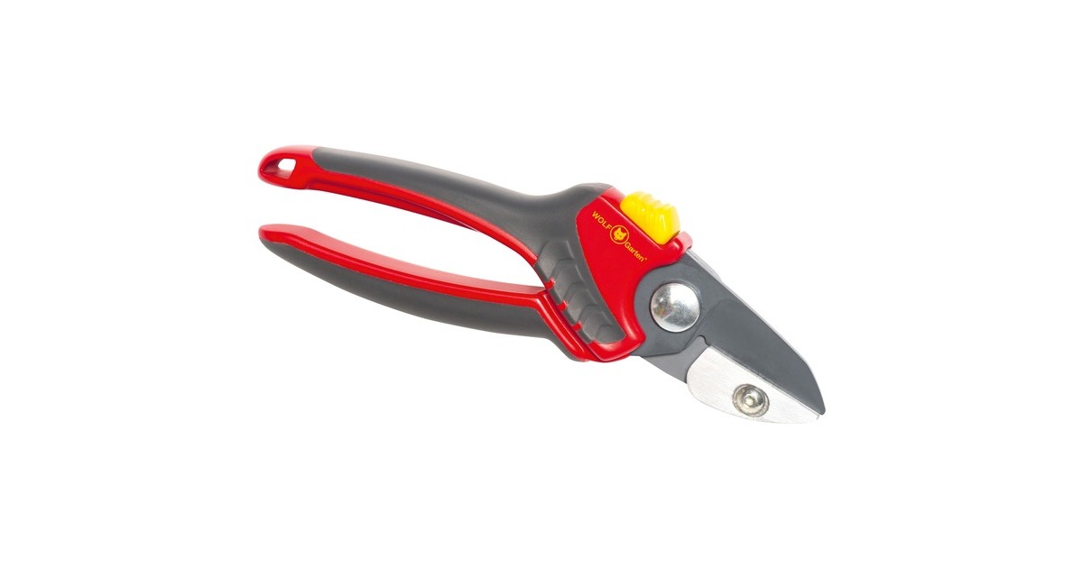 WOLF-Garten Amboss-Gartenschere Premium Plus RS 4000, Astschere(rot/grau)
