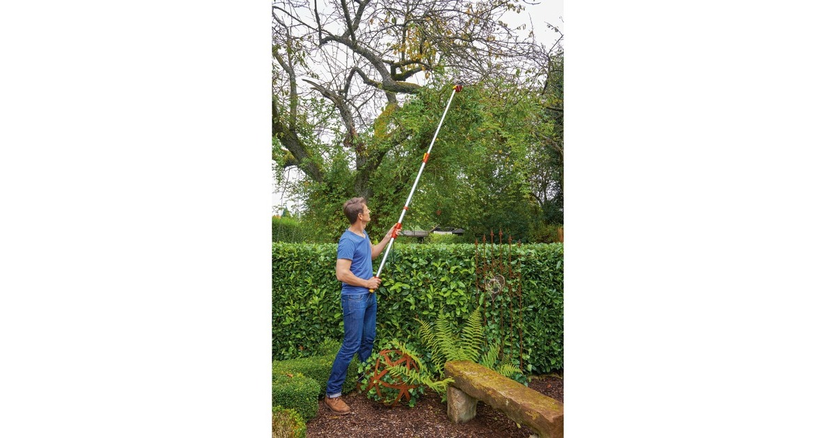 WOLF-Garten Baumschere Power Dual Cut RR 400 T(rot/gelb, 2-schneidig, 400cm)