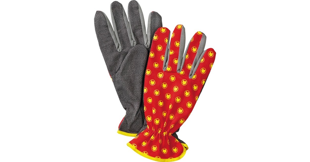 WOLF-Garten Beet-Handschuh "Balkon"(grau/rot, Größe 8)